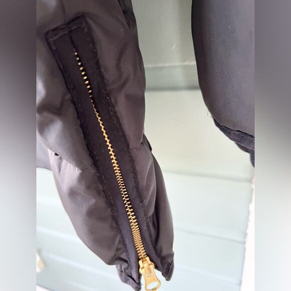 J crew Chateau Puffer Jacket black warm preppy ski winter coat water repellent S - Picture 13 of 15